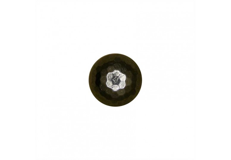 Black Nikel Köşeli Bombe Metalize Kaplamalı Düğme - K-BMB