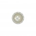 Beyaz Metalize Kaplamalı Düğme - MK KF-1571