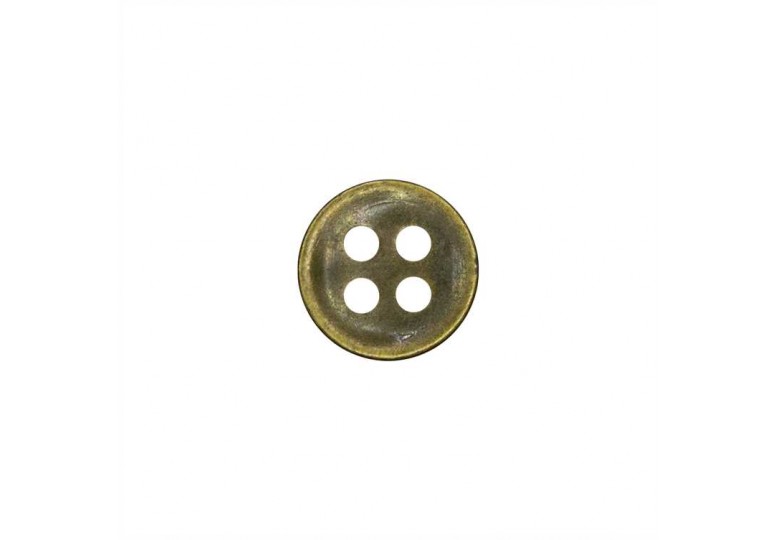 Antik Sarı Metalize Kaplamalı Düğme - 2013