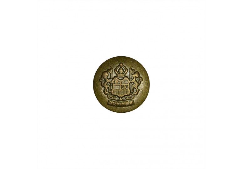 Antik Sarı Metalize Kaplamalı Düğme - 155