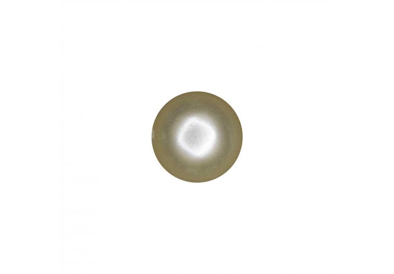 Beyaz Metalize Kaplamalı Düğme - Q107-37
