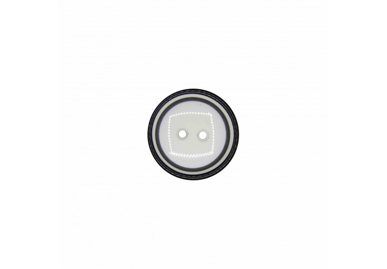 Beyaz Polyester Düğme - X820
