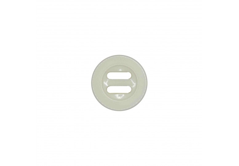 Beyaz Poligal Düğme - PEKD