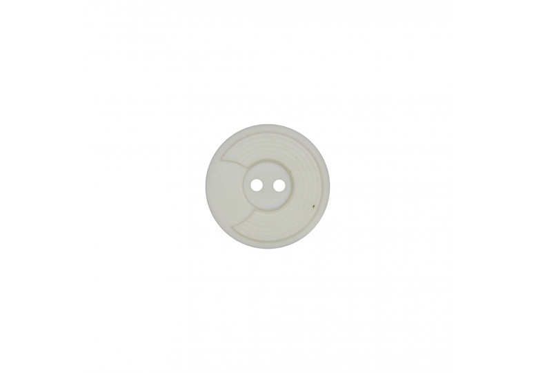 Beyaz Poligal Düğme - X1004