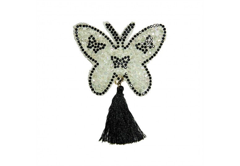 Boncuk Taşlı Arma Model 19 (En 7.6, Boy 6.1 & Püskül 5 cm)