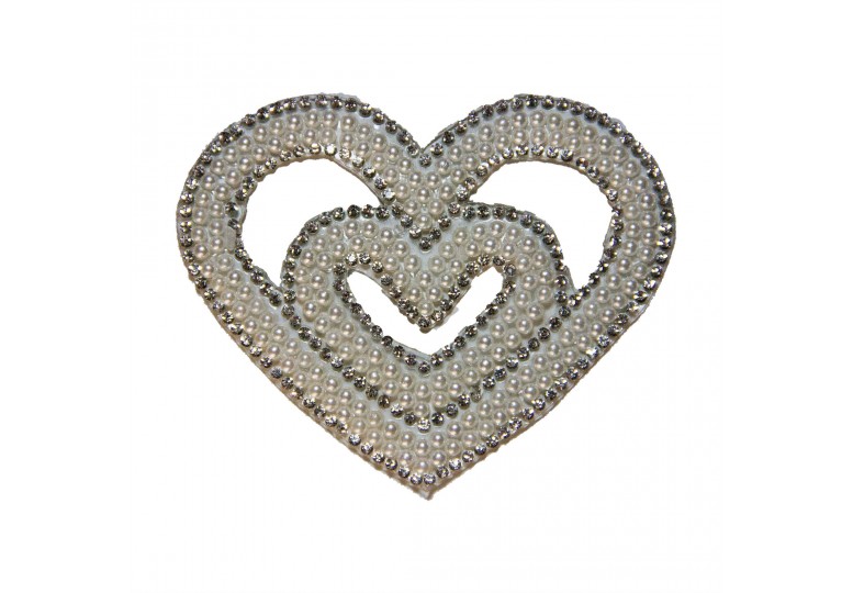 İnci Taşlı Arma Model 14 En 8.5, Boy 7