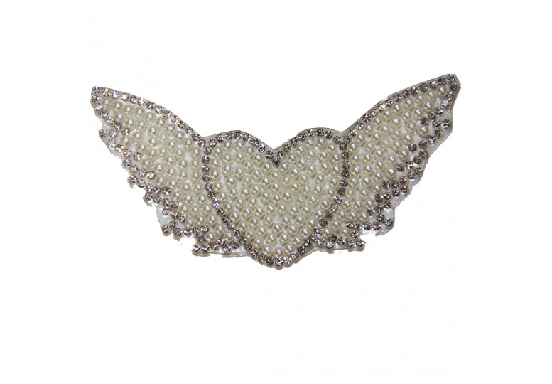 İnci Taşlı Arma Model 2 En 10.5, Boy 6