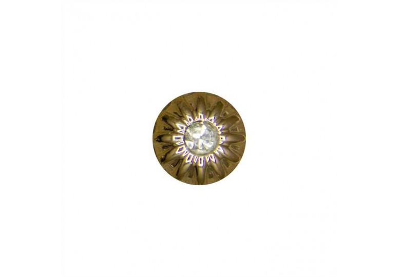 Metalize Taşlı Düğme - A58