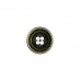 Antik Sarı Metalize Kaplamalı Düğme - 183